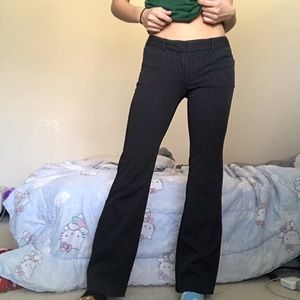 Super cute pinstripe flare trousers